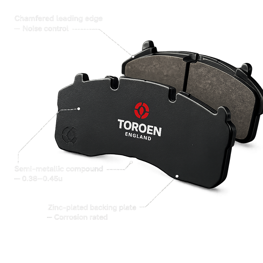 Torqen brake pad nomenclature